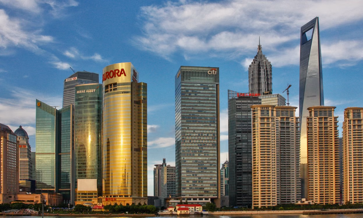 Shanghai's skyline and the Bund