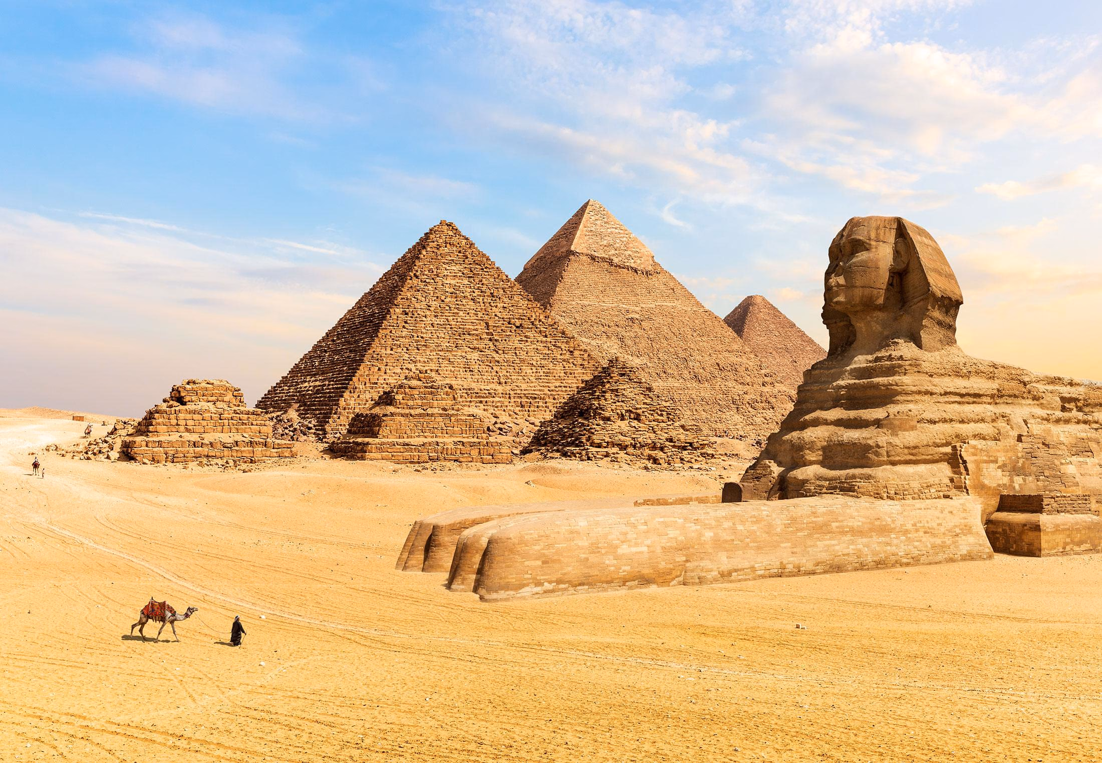 The Pyramids of Giza and the Sphinx