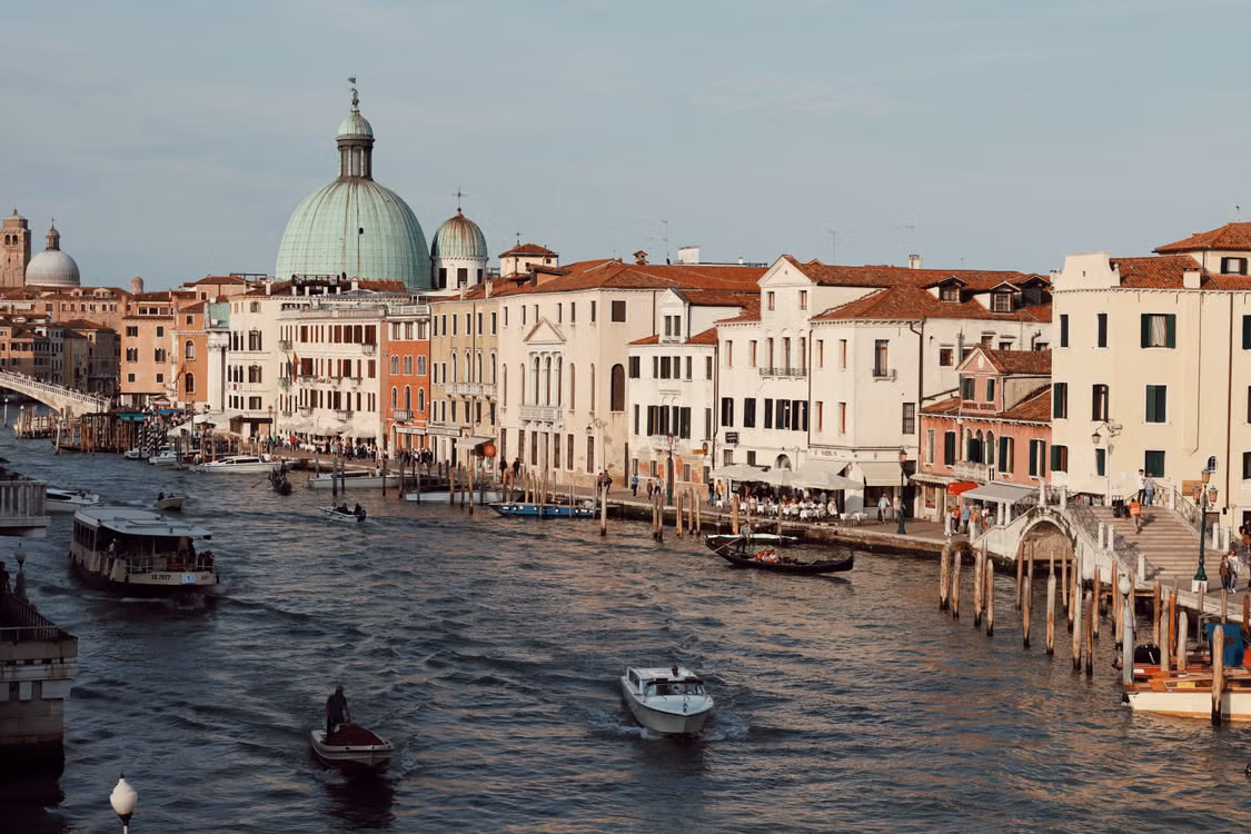 The canals of Venice, Italy